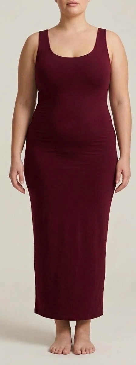 Without Slynara — Shaping effect comparison on a curvier body type